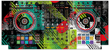 Pioneer DJ DDJ SZ Skin Fractor Green